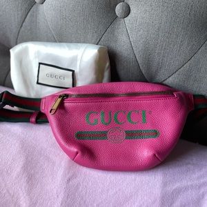 Gucci SMALL Hot Pink Belt Bag
